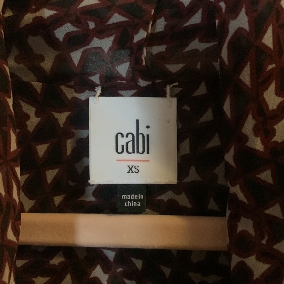 Cabi Houndstooth Print Career‎ Top | XS - Picture 6 of 7